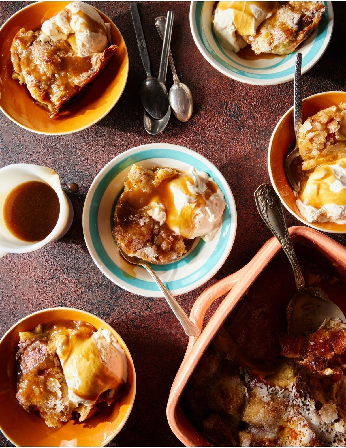 Justin's Brûléed Bread Pudding with Butterscotch Sauce