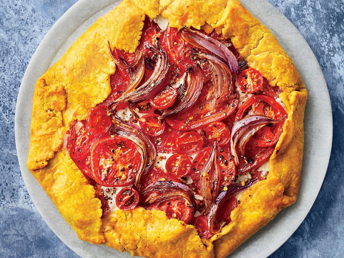 Samantha's Roasted Curry Tomato Pie