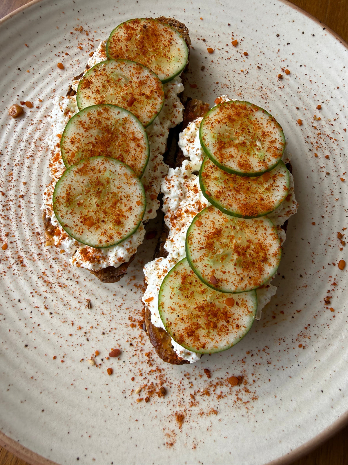 Padma's Gunpowder Cottage Cheese Toast