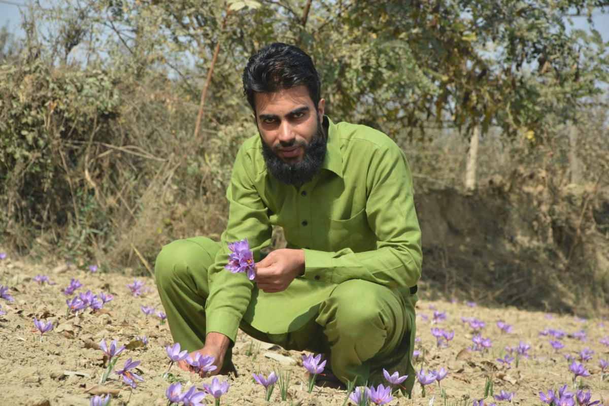  Raqib Mushtaq, our saffron farm partner