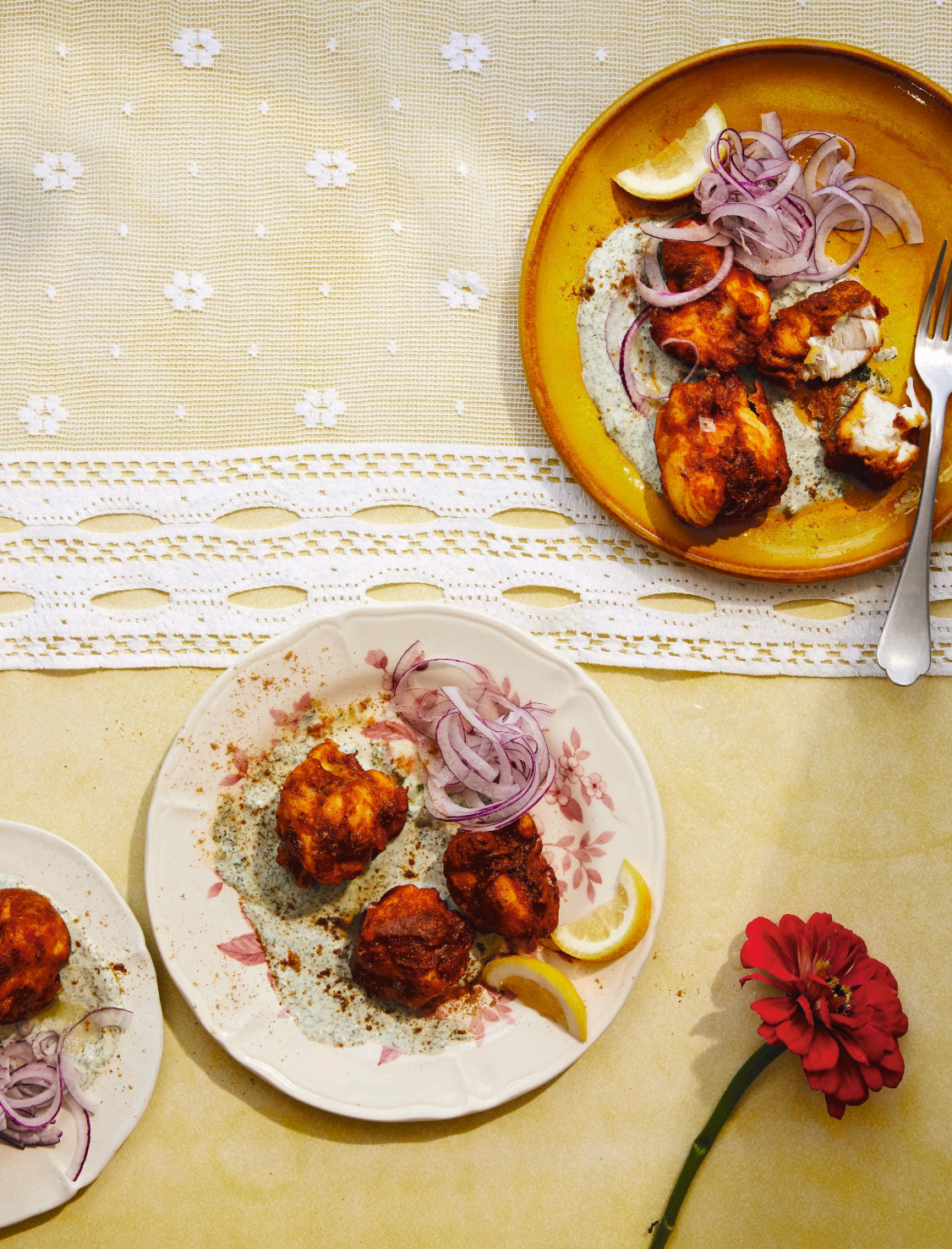 Romy's Amritsari Machi Pakora (Fish Tikkas)