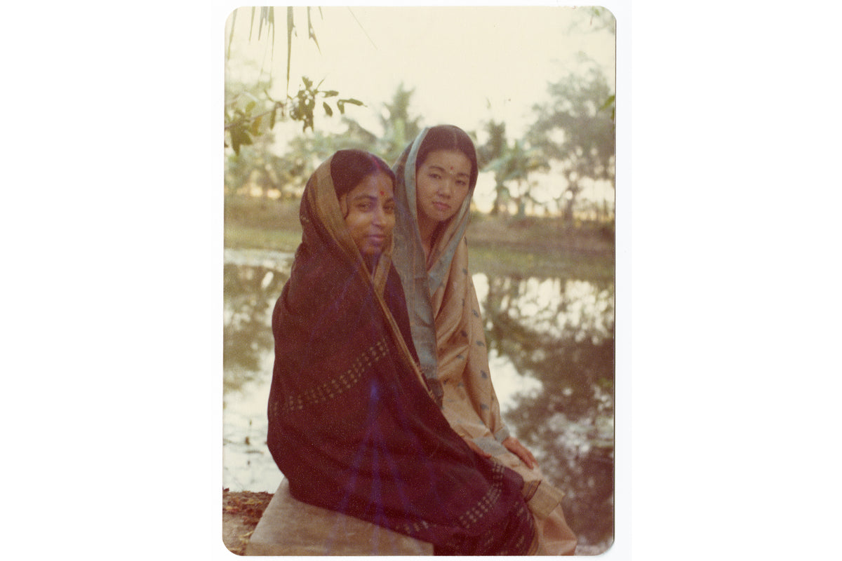 The author's aunt ANJALI BHOWMIK AND MOTHER ALICIA KURATOMI DE BHAUMIK