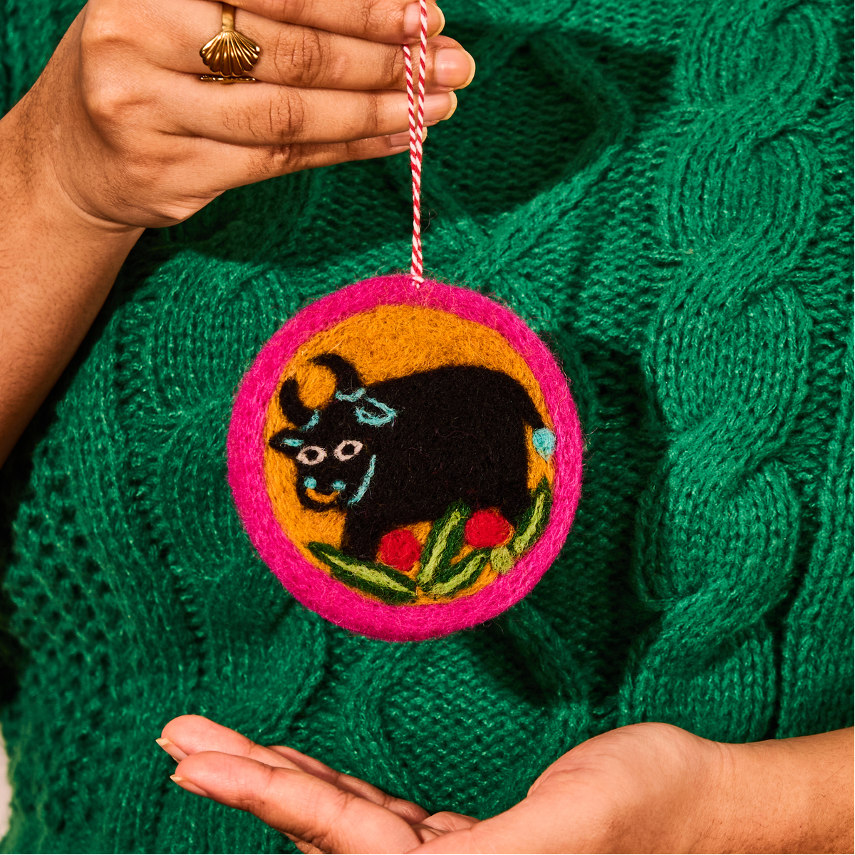 Bull Ornament