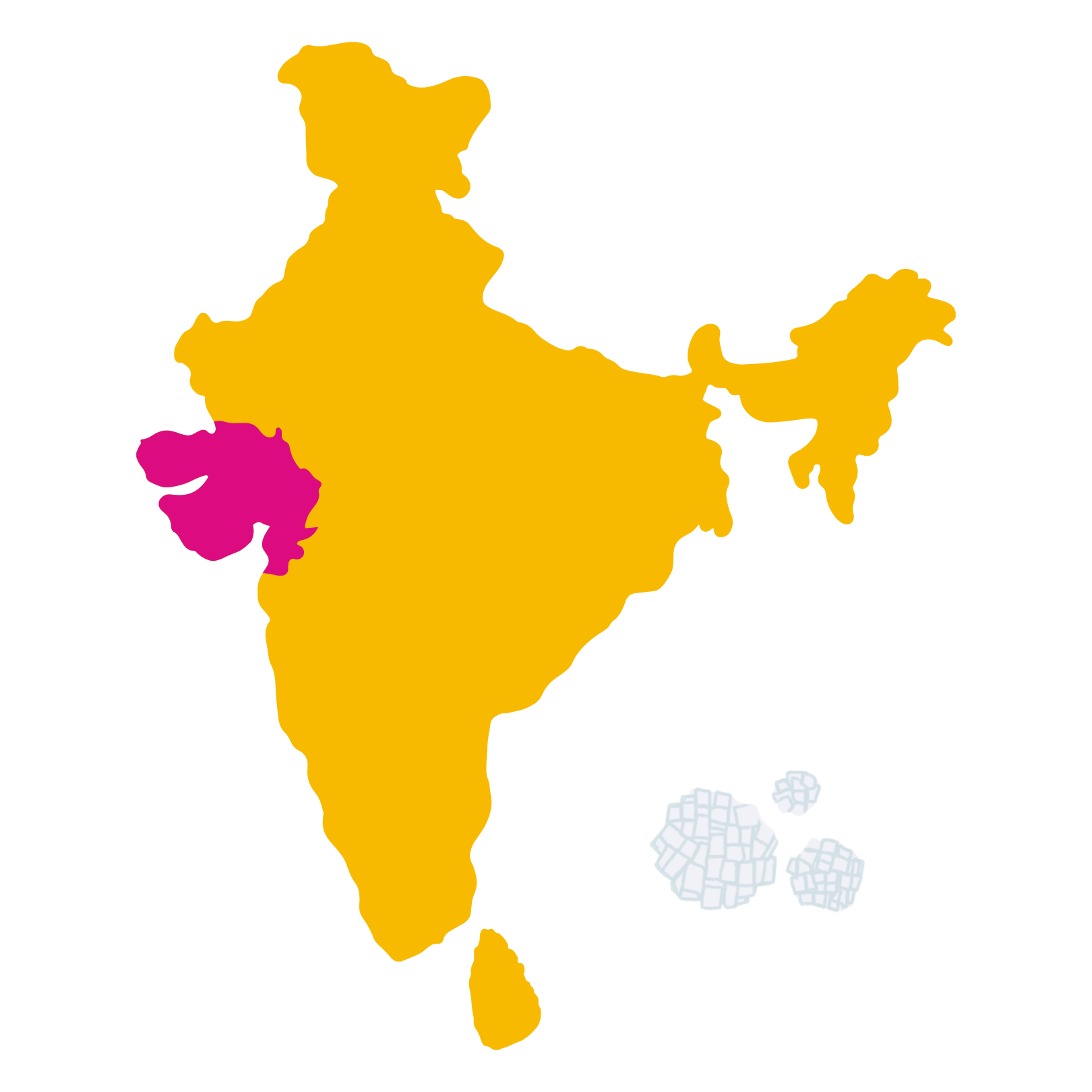 Grown in <br> Dhrangdhra District, Gujarat